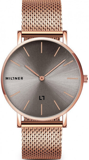 Laikrodis moterims Millner Mayfair Rose Graphite 39 mm цена и информация | Moteriški laikrodžiai | pigu.lt