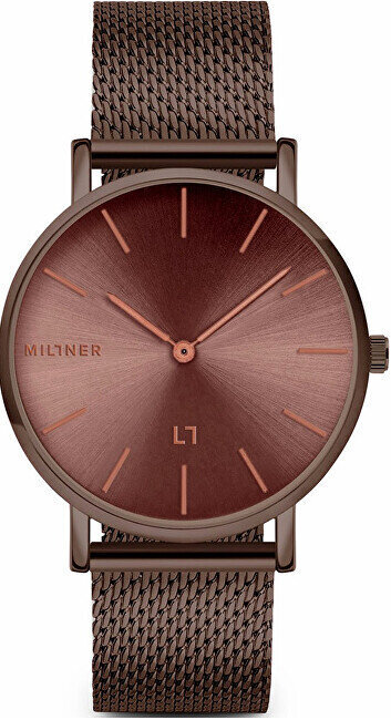 Laikrodis moterims Millner Mayfair Coffee 39 mm kaina ir informacija | Moteriški laikrodžiai | pigu.lt