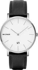 Laikrodis moterims Millner Silver Black kaina ir informacija | Moteriški laikrodžiai | pigu.lt