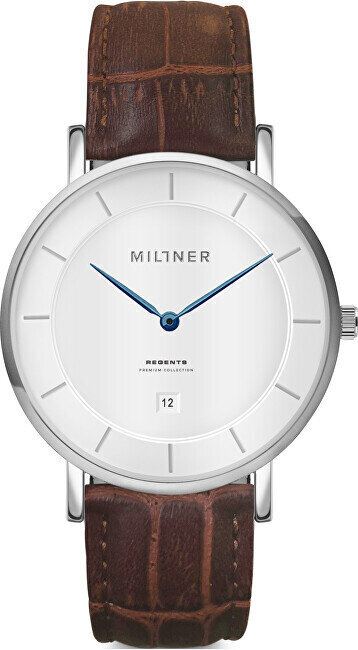 Laikrodis vyrams Millner Regents Crocodile Brown kaina ir informacija | Vyriški laikrodžiai | pigu.lt