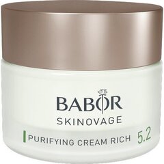 Kremas probleminei veido odai Babor Skinovage Purifying Cream Rich, 50 ml kaina ir informacija | Veido kremai | pigu.lt