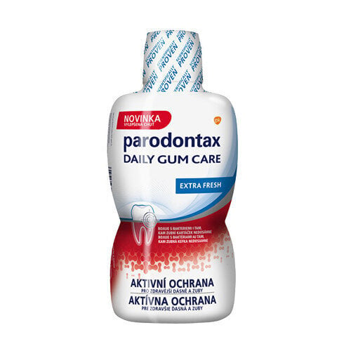 Burnos skalavimo skystis Parodontax Daily Gum Care Extra Fresh, 500ml kaina ir informacija | Dantų šepetėliai, pastos | pigu.lt