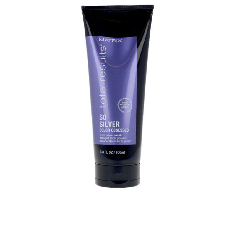 Plaukų kaukė Matrix Total Results So Silver Mask, 200 ml kaina ir informacija | Priemonės plaukų stiprinimui | pigu.lt