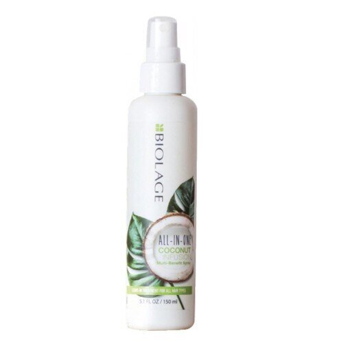 Plaukų purškiklis Matrix Biolage All In One Coconut Multi Benefit, 150 ml kaina ir informacija | Plaukų formavimo priemonės | pigu.lt