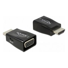 Адаптер HDMI—VGA DELOCK 65902 1920 px Чёрный цена и информация | Адаптеры, USB-разветвители | pigu.lt