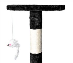 Домик когтеточка Alba Black, 118 см цена и информация | Когтеточки | pigu.lt