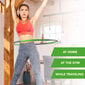 Gimnastikos lankas Tunturi Hula Hoop, žalias цена и информация | Gimnastikos lankai ir lazdos | pigu.lt