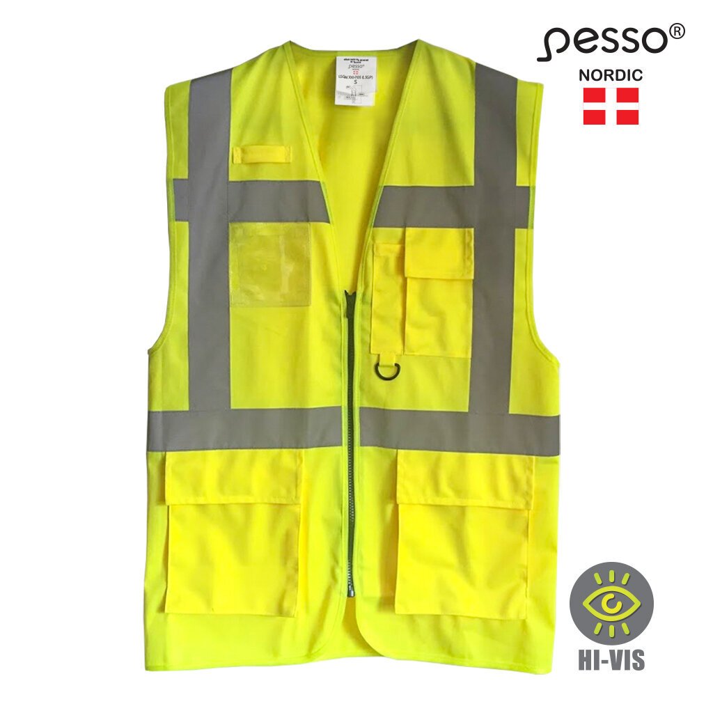 Signalinė liemenė Pesso HI-VIS kaina ir informacija | Darbo rūbai | pigu.lt