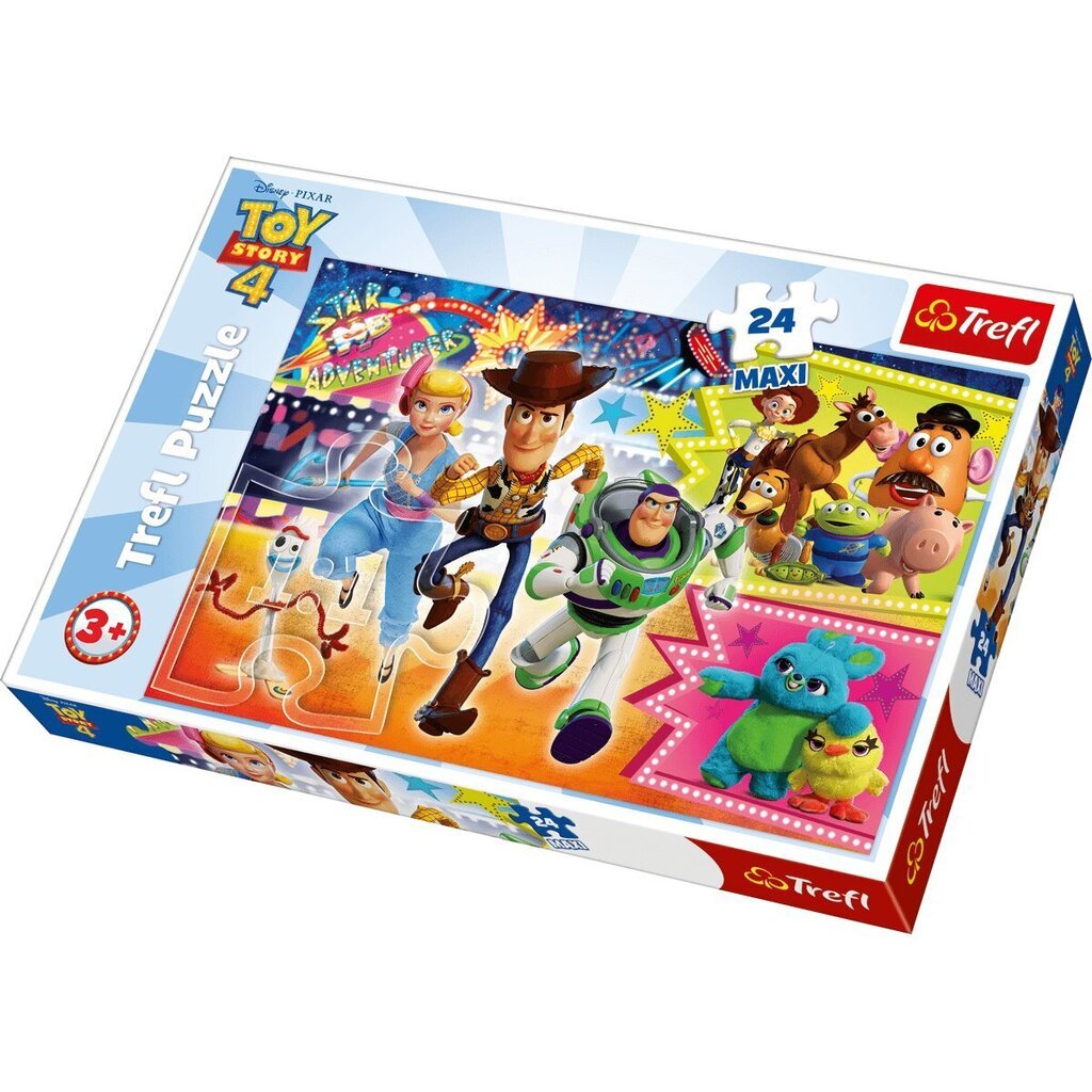 Dėlionė Trefl Toy Story 4 (Žaislų istorija 4 ), 24 d. kaina ir informacija | Dėlionės (puzzle) | pigu.lt