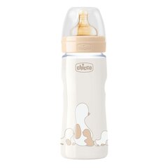 Maitinimo buteliukas Chicco Original Touch rudas, 4 mėn+, 330ml kaina ir informacija | Buteliukai kūdikiams ir jų priedai | pigu.lt