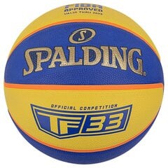 Krepšinio kamuolys Spalding TF33 official FIBA 3x3, 6 dydis kaina ir informacija | Spalding Sportas, laisvalaikis, turizmas | pigu.lt