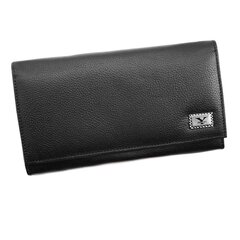 Piniginė Genuine Leather 725BL kaina ir informacija | Piniginės, kortelių dėklai moterims | pigu.lt