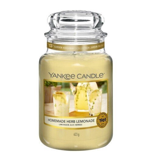 Kvapioji žvakė Yankee Candle Homemade Herb Lemonade Candle Scented candle, 104.0g цена и информация | Žvakės, Žvakidės | pigu.lt