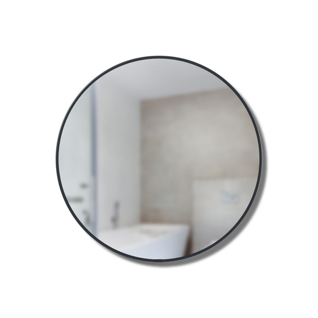 Sieninis veidrodis su lentynomis Umbra Cirko, apvalus, 51 cm kaina ir informacija | Veidrodžiai | pigu.lt