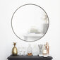 Sieninis veidrodis Umbra, 86 cm, pilkas kaina ir informacija | Veidrodžiai | pigu.lt