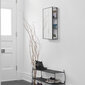 Sieninis veidrodis su lentynomis Umbra, 62 cm, juodas kaina ir informacija | Veidrodžiai | pigu.lt