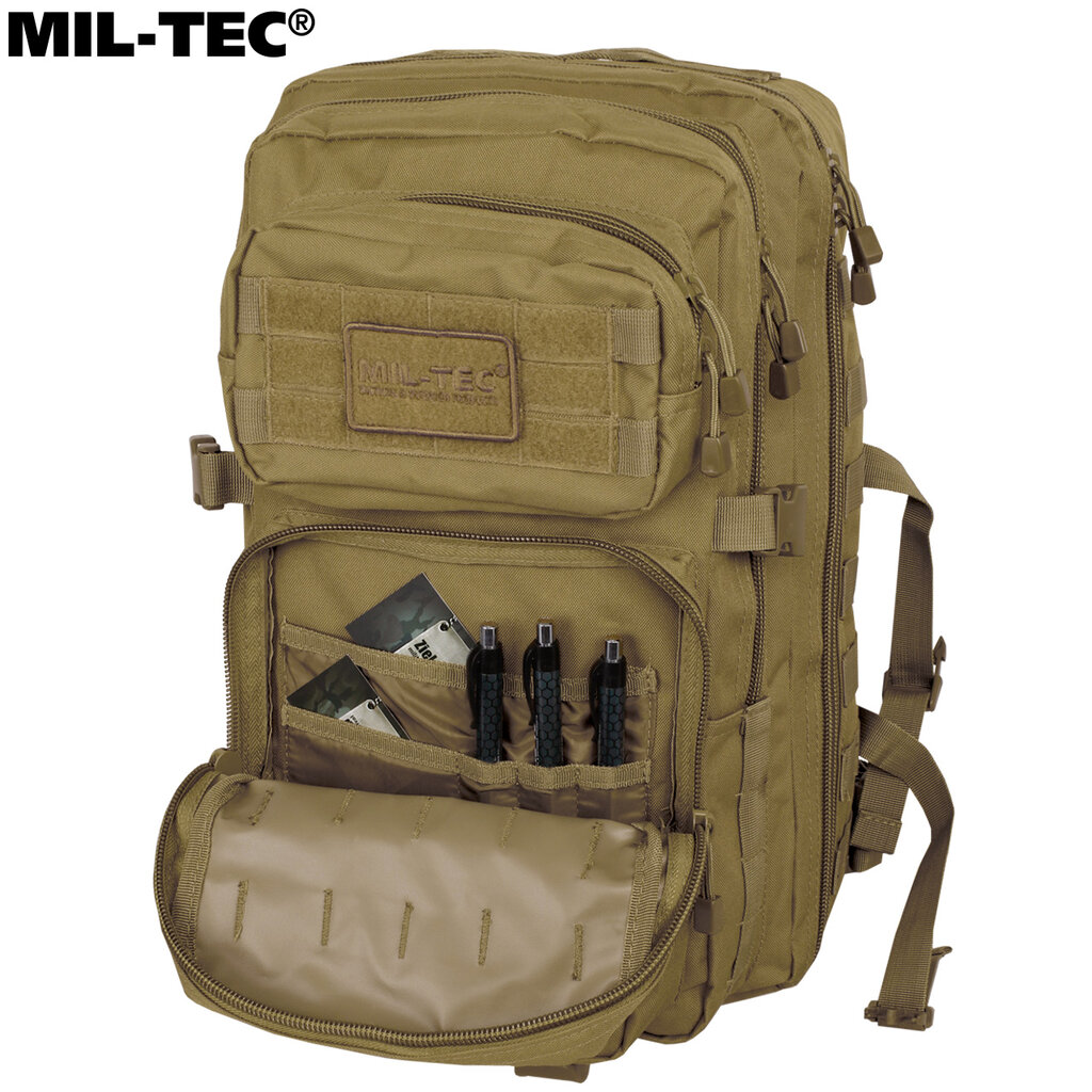 Turistinė kuprinė, Mil-Tec, US Assault Pack LG 36L, rudą/coyote kaina ir informacija | Kuprinės ir krepšiai | pigu.lt