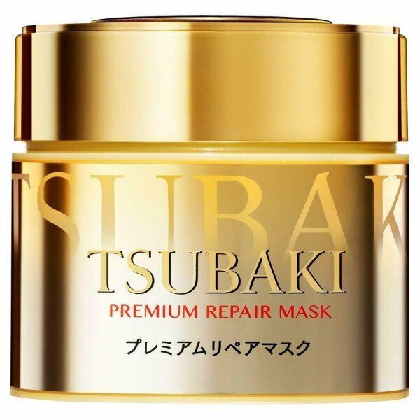 Kaukė plaukų atstatymui Shiseido Tsubaki Premium Repair Hair Mask, 180 g цена и информация | Priemonės plaukų stiprinimui | pigu.lt