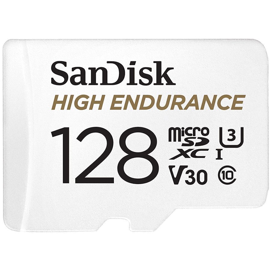 Sandisk 128GB Max Endurabce microSDHC Card with Adapter kaina ir informacija | Atminties kortelės fotoaparatams, kameroms | pigu.lt