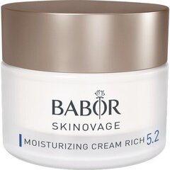 Intensyviai drėkinantis veido kremas Babor Skinovage Moisturizing Cream Rich, 50 ml kaina ir informacija | Veido kremai | pigu.lt