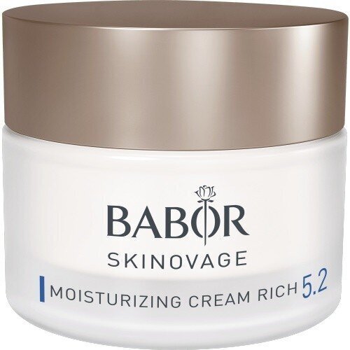 Intensyviai drėkinantis veido kremas Babor Skinovage Moisturizing Cream Rich, 50 ml цена и информация | Veido kremai | pigu.lt