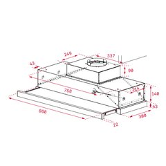 Teka 40436860 цена и информация | Вытяжки на кухню | pigu.lt