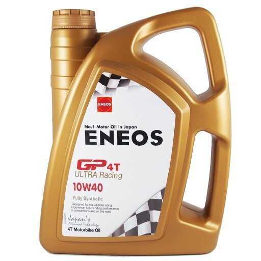 ENEOS GP4T Ultra Racing 10w40, 4 Ltr variklio alyva цена и информация | Moto alyvos | pigu.lt