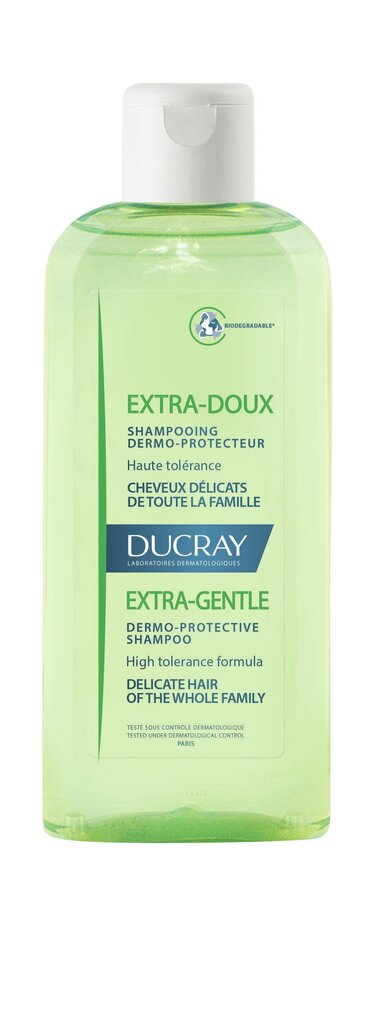 Šampūnas Ducray Extra-Doux 200 ml kaina ir informacija | Šampūnai | pigu.lt