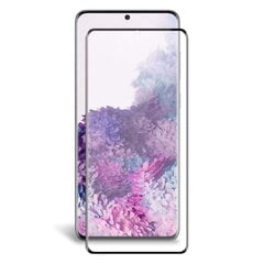 Bestsuit Nano 5D Full Covered and Glued Flexible Tempered Glass for Samsung Galaxy S20+ (G985) Black kaina ir informacija | Apsauginės plėvelės telefonams | pigu.lt