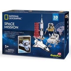 3D dėlionė CubicFun National Geografic Space Exploration 65 d. kaina ir informacija | CubicFun Vaikams ir kūdikiams | pigu.lt