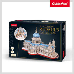 3D паззл CubicFun St. Paul's Cathedral 643 d. цена и информация | Пазлы | pigu.lt