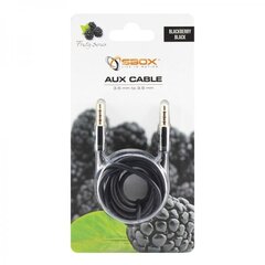 Sbox 3535-1,5B, AUX Cable 3.5mm - 3.5mm, 1.5 m kaina ir informacija | Kabeliai ir laidai | pigu.lt