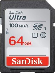 SanDisk Ultra SDHC UHS-I 10s kaina ir informacija | Atminties kortelės fotoaparatams, kameroms | pigu.lt