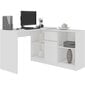 Rašomasis stalas NORE B17, baltos spalvos kaina ir informacija | Kompiuteriniai, rašomieji stalai | pigu.lt