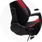 Žaidimų kėdė Nore F4G FG38/F, juoda/raudona цена и информация | Biuro kėdės | pigu.lt