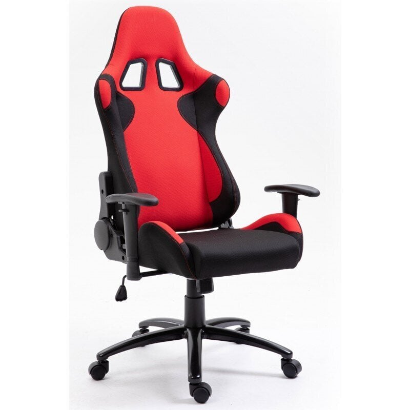 Žaidimų kėdė Nore F4G FG38/F, juoda/raudona kaina ir informacija | Biuro kėdės | pigu.lt