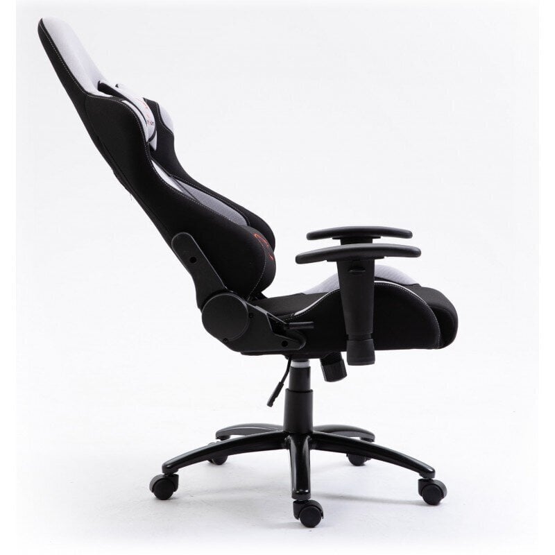 Žaidimų kėdė Nore F4G FG38/F, juoda/pilka kaina ir informacija | Biuro kėdės | pigu.lt