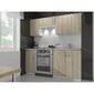 Virtuvinė spintelė NORE Lima S40, baltos/ąžuolo spalvos kaina ir informacija | Virtuvinės spintelės | pigu.lt
