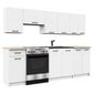 Virtuvinė spintelė NORE Oliwia S80 su 3-imis stalčiais, balta kaina ir informacija | Virtuvinės spintelės | pigu.lt