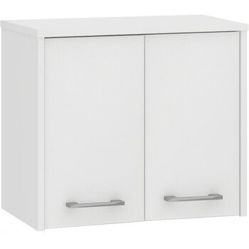 Подвесной шкафчик для ванной комнаты NORE Fin W60, белый цена и информация | Шкафчики для ванной | pigu.lt