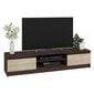 TV staliukas NORE CLP 160, rudos/ąžuolo spalvos kaina ir informacija | TV staliukai | pigu.lt