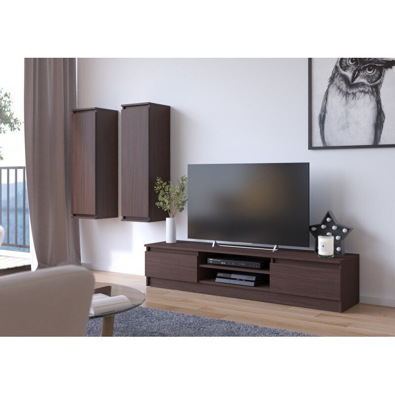 TV staliukas NORE CLP 160, rudas kaina ir informacija | TV staliukai | pigu.lt