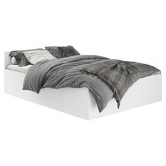 Кровать с решеткой и матрасом NORE Queen 180x200 см, белая цена и информация | Кровати | pigu.lt