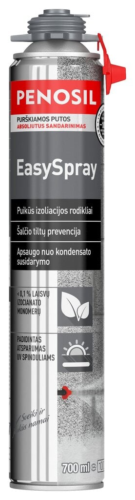 Šiltinimo putos PENOSIL EasySpray, 700 ml цена и информация | Sandarinimo medžiagos | pigu.lt