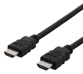 Deltaco HDMI-910, HDMI, 1m цена и информация | Кабели и провода | pigu.lt