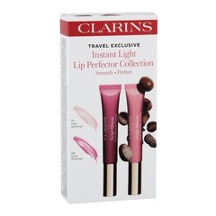 Набор бальзамов для губ Clarins Instant Light Natural Lip Perfector цена и информация | Помады, бальзамы, блеск для губ | pigu.lt