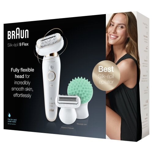 Braun Silk-epil 9 Flex 9020 kaina ir informacija | Epiliatoriai | pigu.lt