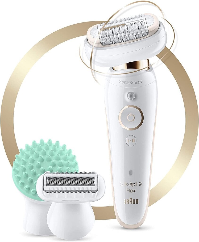 Braun Silk-epil 9 Flex 9020 цена и информация | Epiliatoriai | pigu.lt