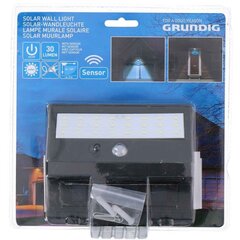 Уличный светильник Grundig с датчиком движения и солнечной панелью, 14x11,6x5 см цена и информация | Уличные светильники | pigu.lt