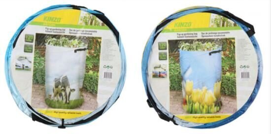 Kinzo Garden sodo krepšys Pop up, 120 l kaina ir informacija | Sodo įrankiai | pigu.lt